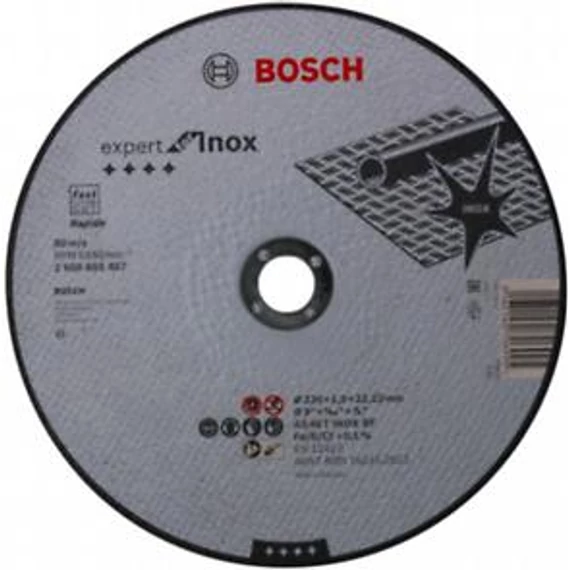 Bosch ExpertForInox,daraboló egyenes,230X1.9, 2608603407