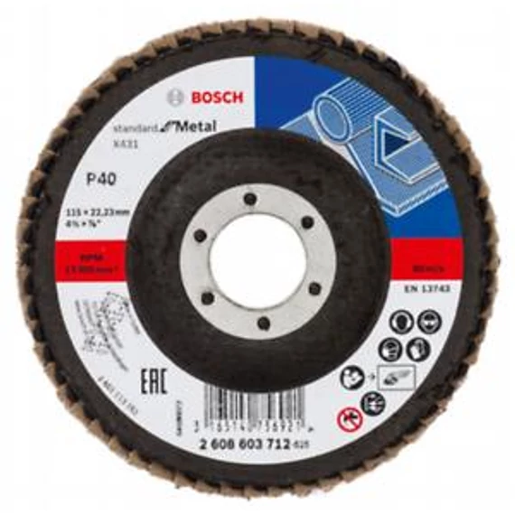 Bosch Legyezőtárcsa SfM,115mm,G40,1x, 2608603712