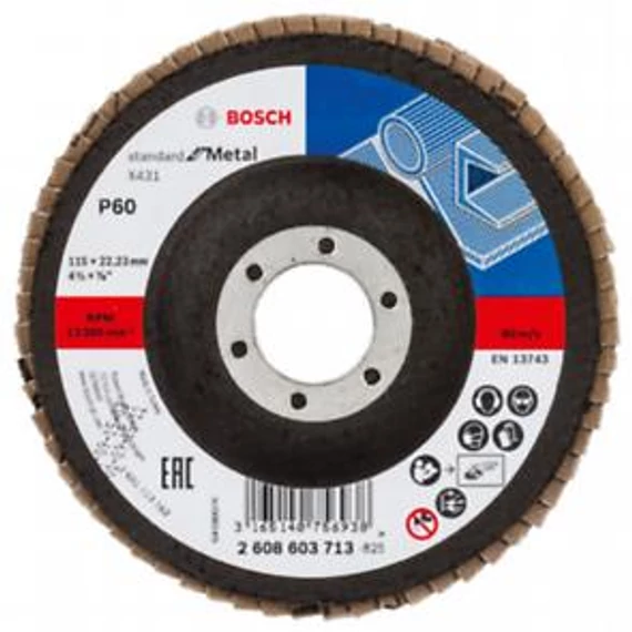 Bosch Legyezőtárcsa SfM,115mm,G60,1x, 2608603713
