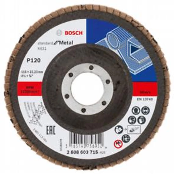 Bosch Legyezőtárcsa SfM,115mm,G120,1x, 2608603715