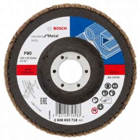 Bosch Legyezőtárcsa SfM,125mm,G80,1x, 2608603718