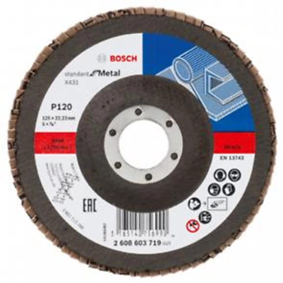 Bosch Legyezőtárcsa SfM,125mm,G120,1x, 2608603719