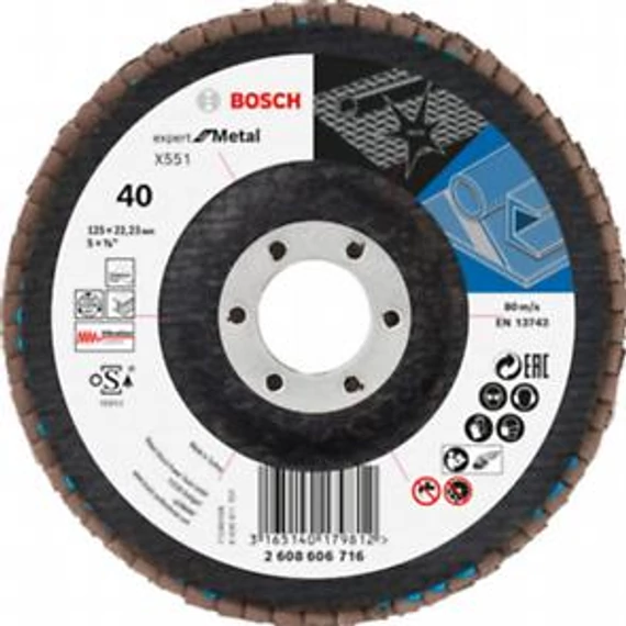 Bosch 1 SAROK D=125MM K40 B:M, 2608606716