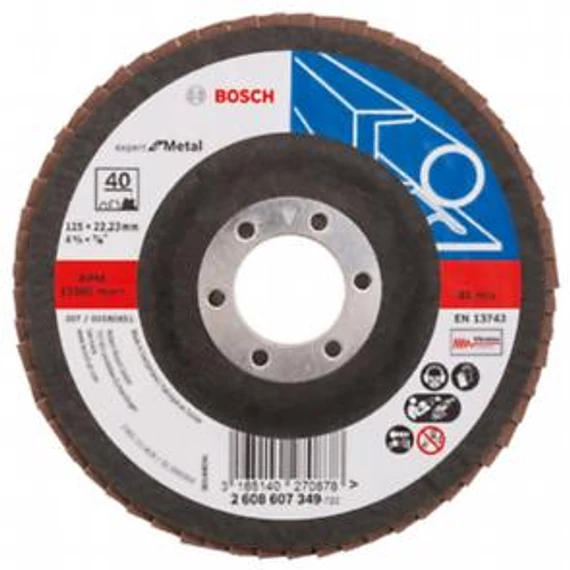 Bosch LEGYEZŐCSISZOLÓ115 x 22,23 mm, P40, 2608607349