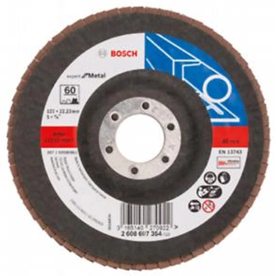 Bosch LEGYEZŐCSISZOLÓ125 x 22,23 mm, P60, 2608607354