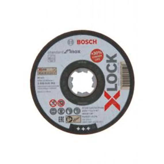 Bosch X-LOCK StdForInox 115x1.6x22.23mm egy., 2608619362