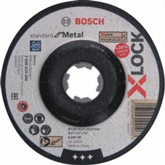 Bosch X-LOCK Std M 125x6mm, 2608619366