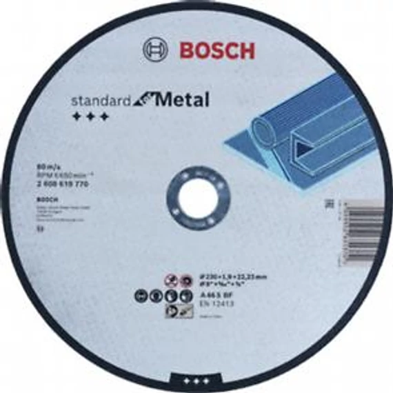 Bosch Standard for Inox 180x1.6mm egyenes, 2608619771