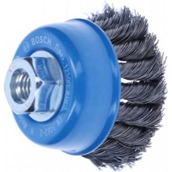Bosch M14 fazékkefe,vas.drót,75mm, 0,35mm,acél, 2608622099