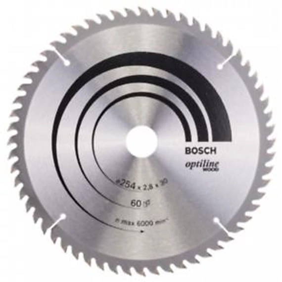 Bosch Körfűrészlap OP WO B 254x30-60, 2608640444