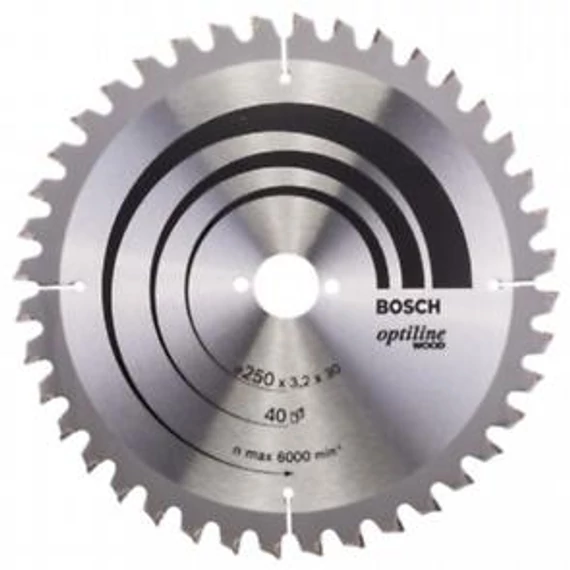 Bosch Körfűrészlap OP WO B 250x30-40, 2608640643