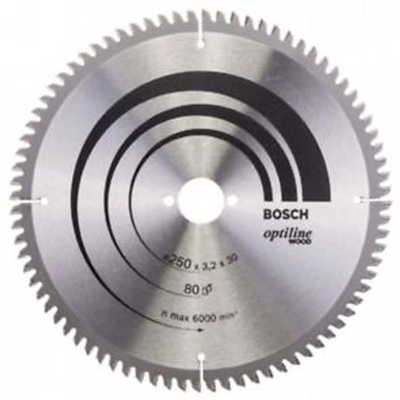 Bosch Körfűrészlap OP WO B 250x30-80, 2608640645