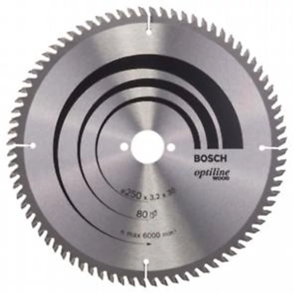 Bosch Körfűrészlap OP WO T 250x30-80, 2608640660