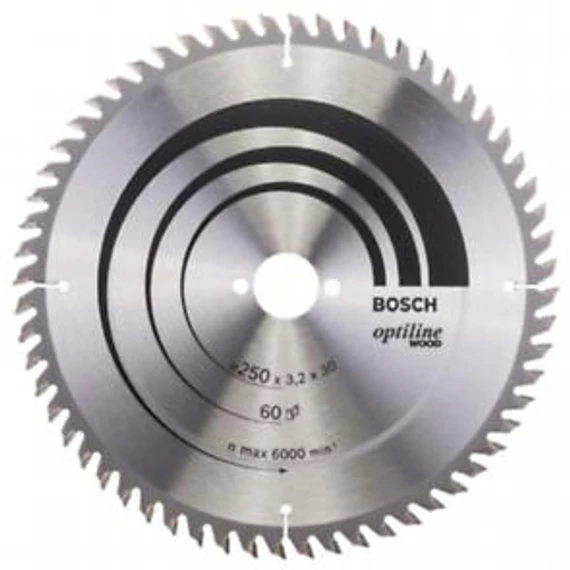 Bosch Körfűrészlap OP WO T 250x30-60, 2608640665