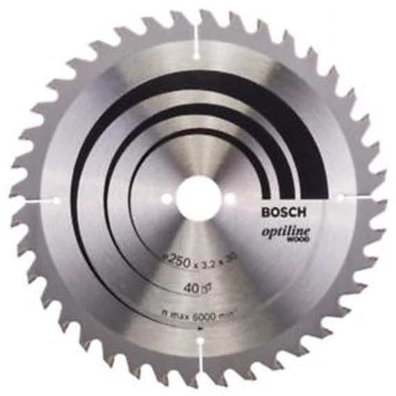 Bosch Körfűrészlap OP WO T 250x30-40, 2608640670