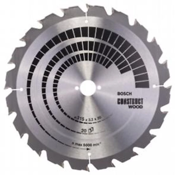 Bosch Körfűrészlap CW WO S 315x30-20, 2608640691