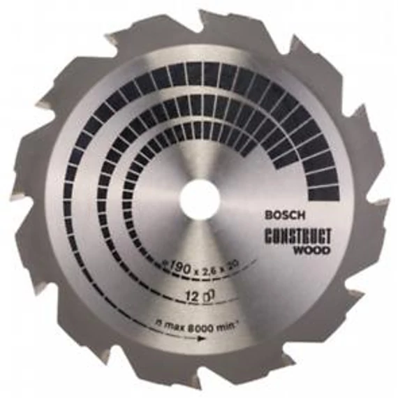 Bosch Körfűrészlap CW WO H 190x20-12, 2608641201