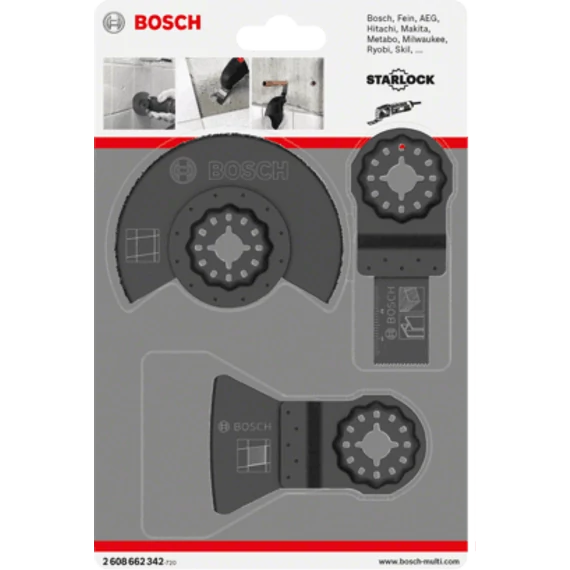 Bosch 3 részes Starlock csempéző készlet, 2608662342