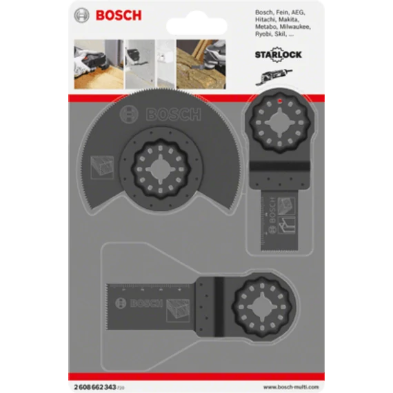 Bosch 3 részes Starlock kezdő készlet fához, 2608662343