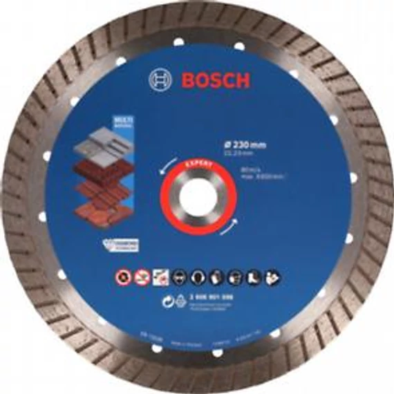 Bosch EXPERT MultiMaterial Turbo 230mm korong, 2608901598