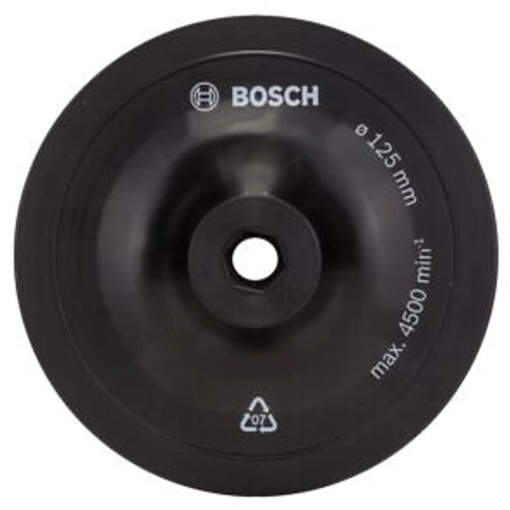 Bosch Backing Pad 125Mm For Clamping, 2609256281