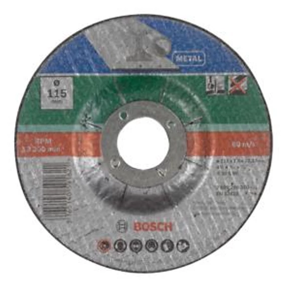 Bosch Trennen Metall 115mm Ø x 2,5mm gekröpft, 2609256310