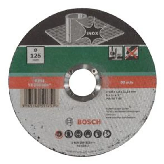 Bosch Trennen INOX 125mm Ø x 1,6mm gerade, 2609256323