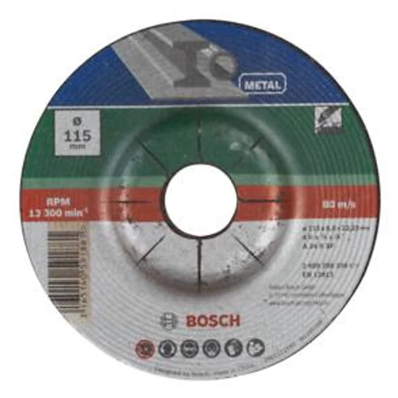Bosch Schruppen Metall 115mm Ø x 6,0mm gekröpf, 2609256336