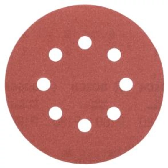 Bosch DIY Schleifblatt Ø 125 mm, G180, 8 Löch, 2609256A26