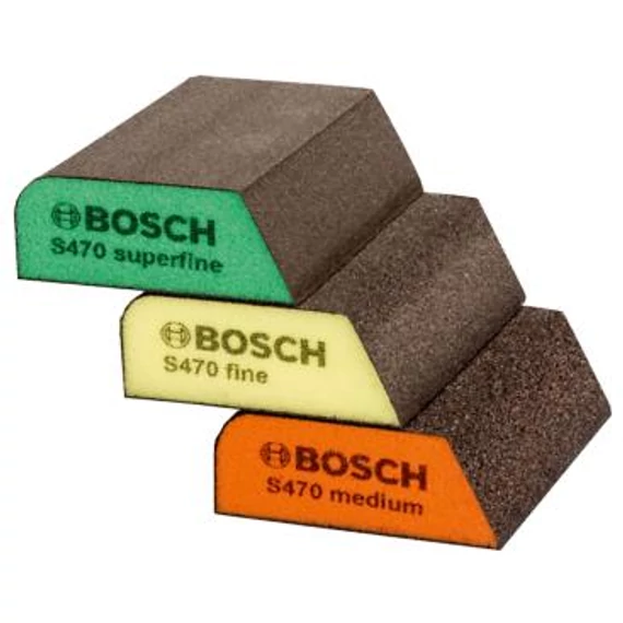 Bosch Habanyag-csiszolószer 3pcs pack, profile, 2609256F15