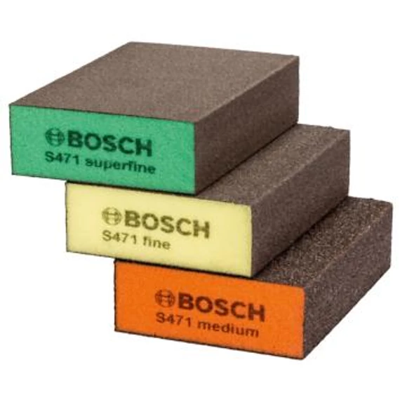 Bosch Habanyag-csiszolószer 3pcs pack, flat +, 2609256F16
