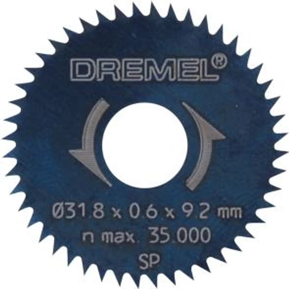 Dremel FŰRÉSZTÁRCSA 31,8mm, 2DB, 26150546JB