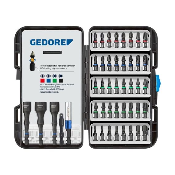 GEDORE Torziós bit készlet, 45 darabos (3459519)