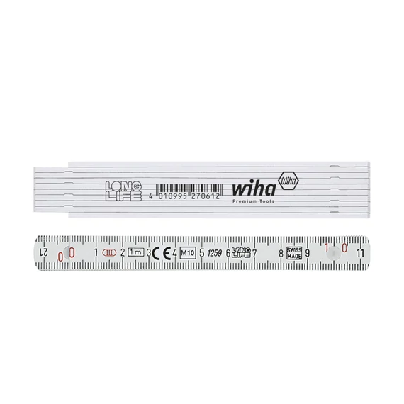 Wiha LongLife szegmenses mérőléc 1m metrikus, 10 tagos 13 mm (27061)