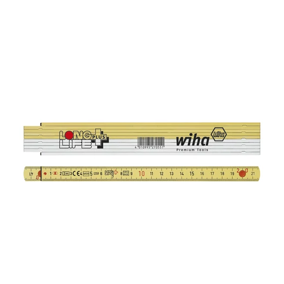 Wiha LongLife Plus szegmenses mérőléc 2m metrikus, 10 tagos 15 mm (27055)