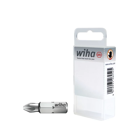 Wiha Standard 25 bitkészlet Phillips (PH1) 10 részes 1/4" C6,3 dobozban  (32055)