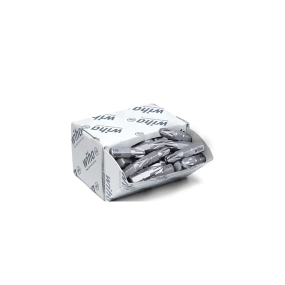 Wiha Standard 25 bitkészlet Pozidriv (PZ3) 1/4" C6,3 nagy kiszerelésű csomagban 50 részes (08058)