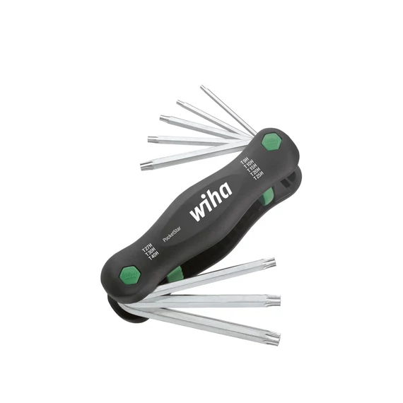 Wiha Multitool PocketStar® TORX® Tamper Resistant (lyukkal), 8 részes (25130)