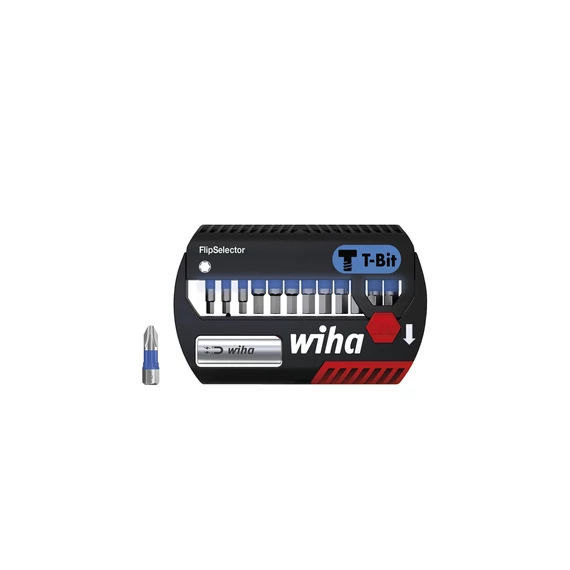 Wiha FlipSelector T-bit 25 mm bitkészlet hatlapú 14 részes 1/4" C6,3 (41825)