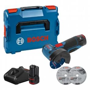 Bosch GWS 12V-76 Sarokcsiszoló 2x3Ah L-Boxx, 06019F200B