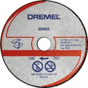 Dremel DSM510 METAL CUTTING WHEEL CARTON, 2615S510JB