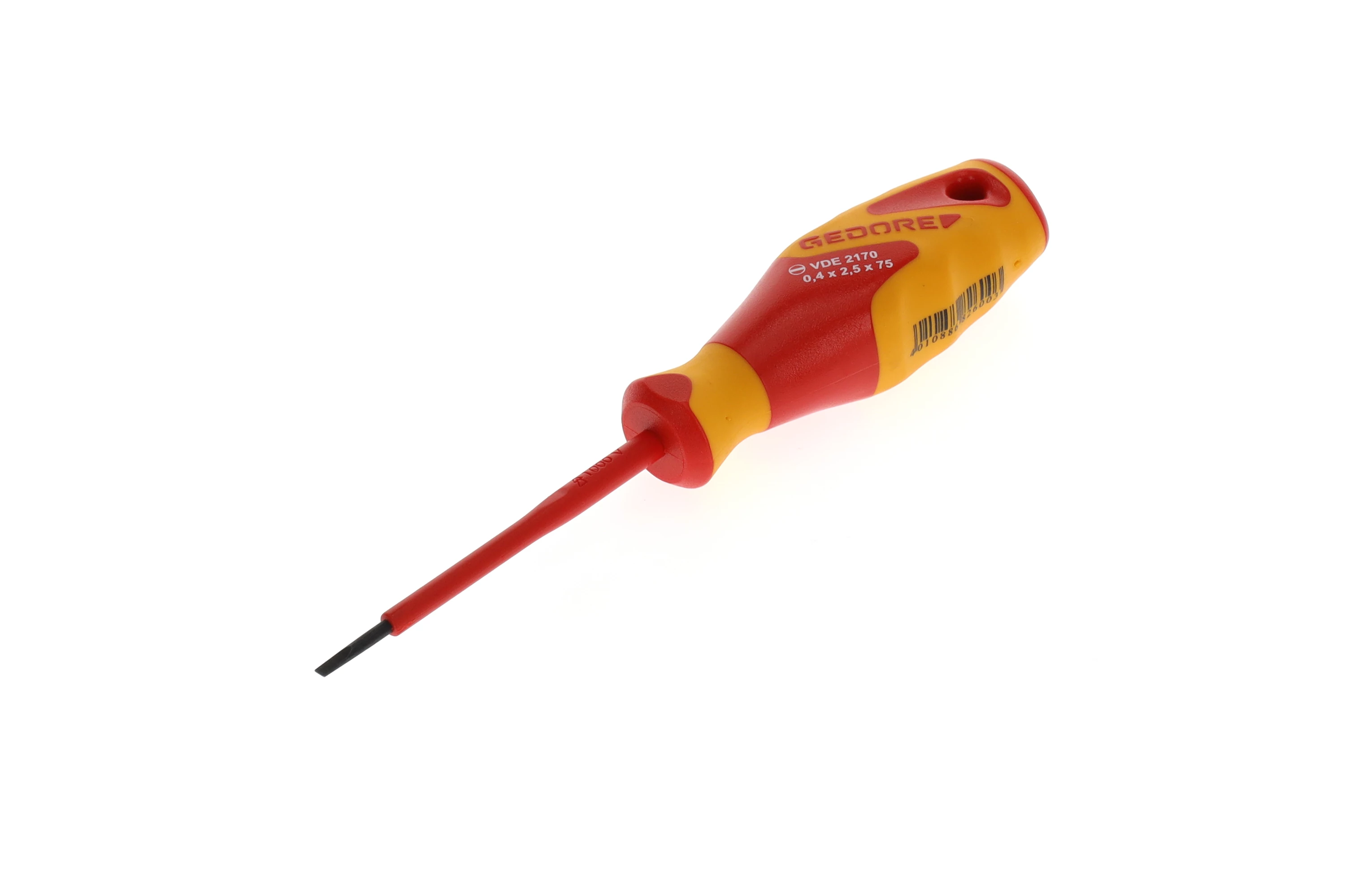 GEDORE Szigetelt csavarhúzó, lapos, 2,5 mm (1612220)