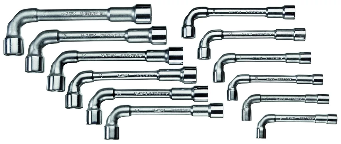 GEDORE Kettős dugókulcs készlet 8-19 mm 12 részes (1527312)