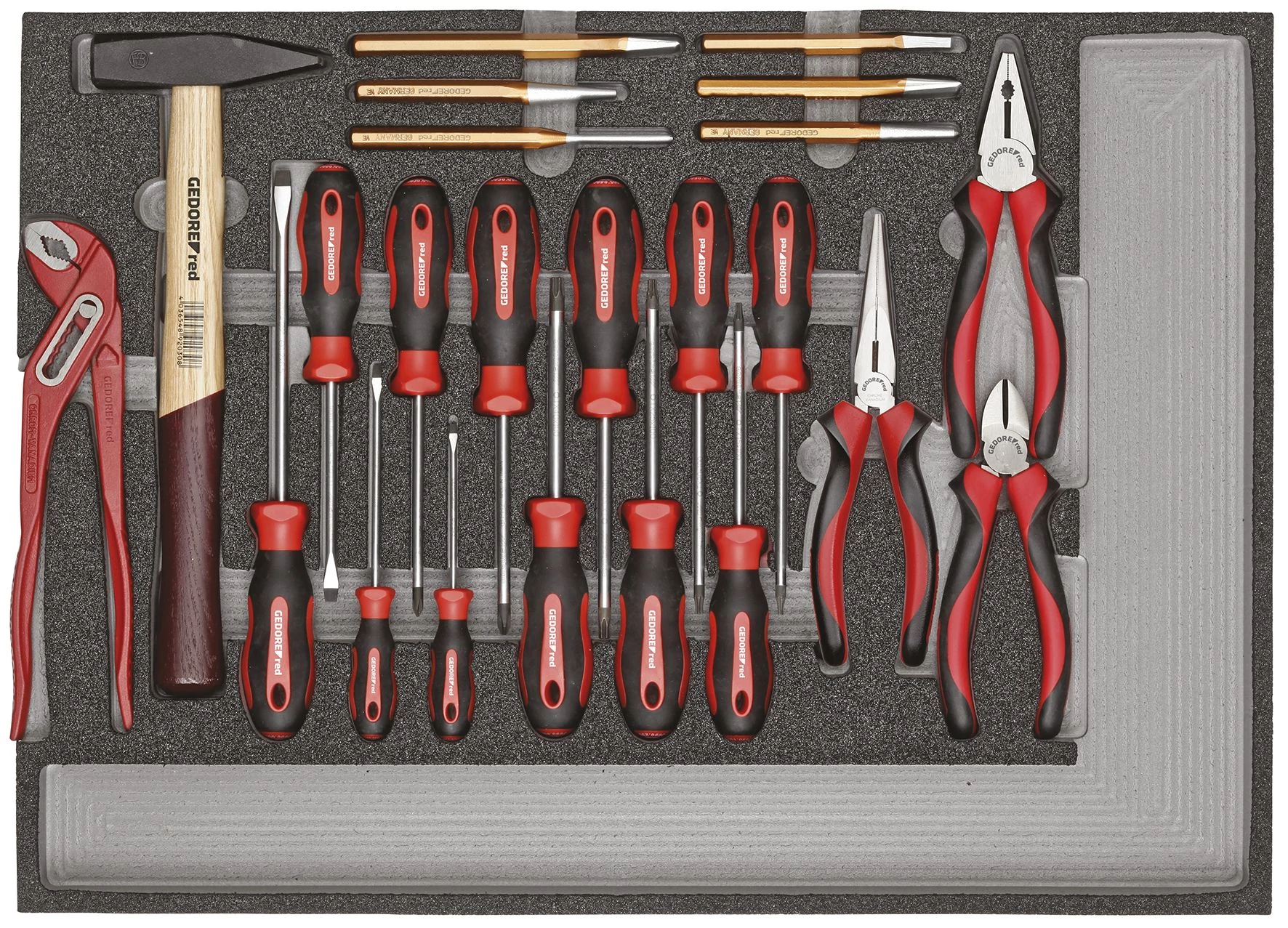 GEDORE Szerszám készlet, szivacs modulban, 23 részes (3301686)