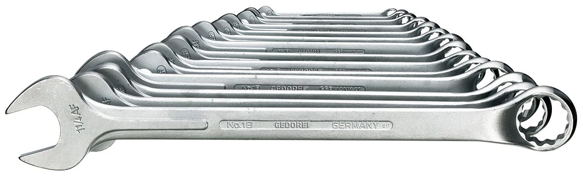 GEDORE csillag-villáskulcs készlet 5/16-1.1/4