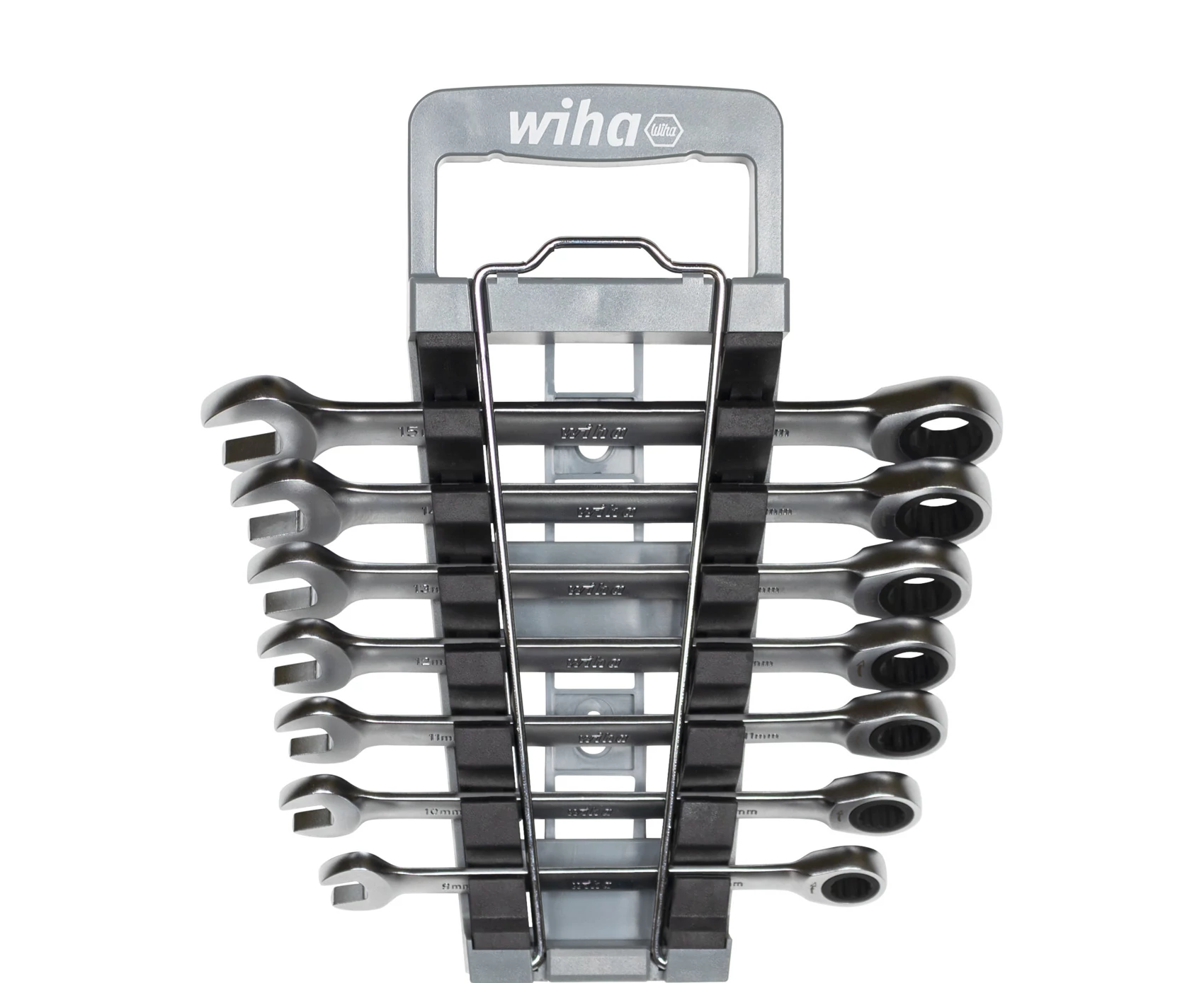 Wiha Racsnis csillag-villás kulcs 8 részes, tartóval (44664)