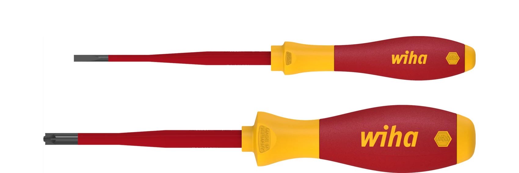 Wiha SoftFinish electric slimFix csavarhúzó készlet Lapos, PlusMinus/Pozidriv 2 részes (36333)