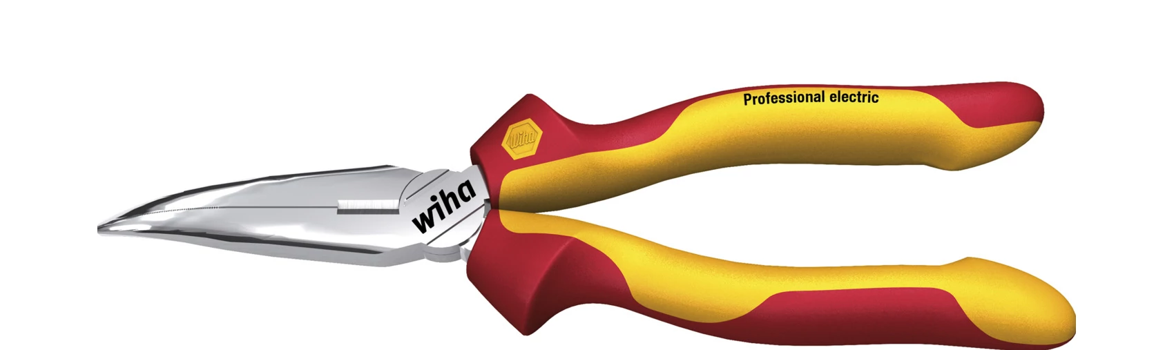 Wiha Professional electric telefonfogó Vágóéllel, 40°-ban hajlított fogófejjel 160 mm, 6 1/2