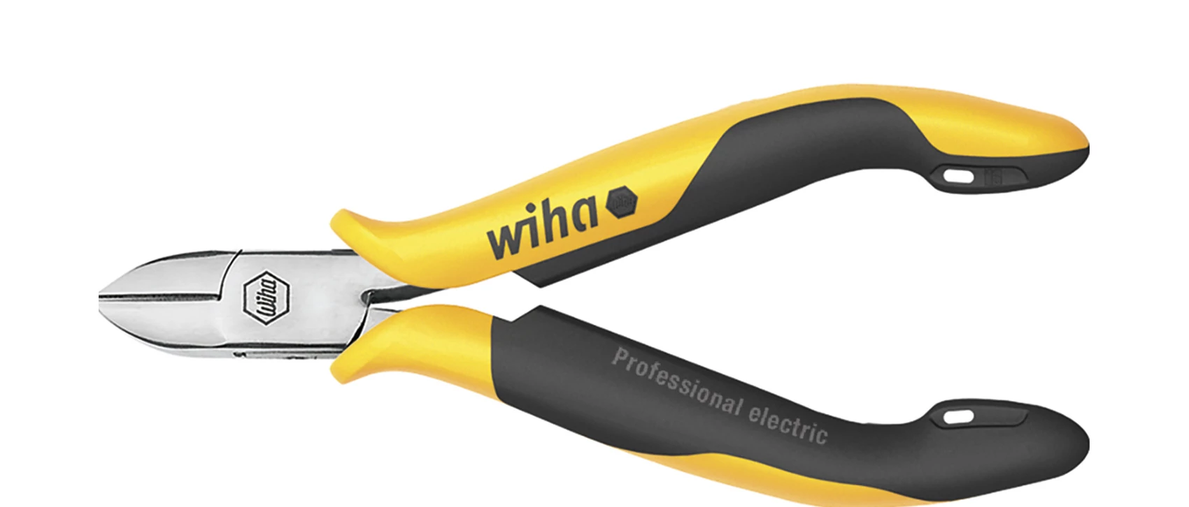 Wiha Professional ESD műszerész oldalcsípő fogó Széles, félgömbölyű fej, fazetta 115 mm, 4 1/2