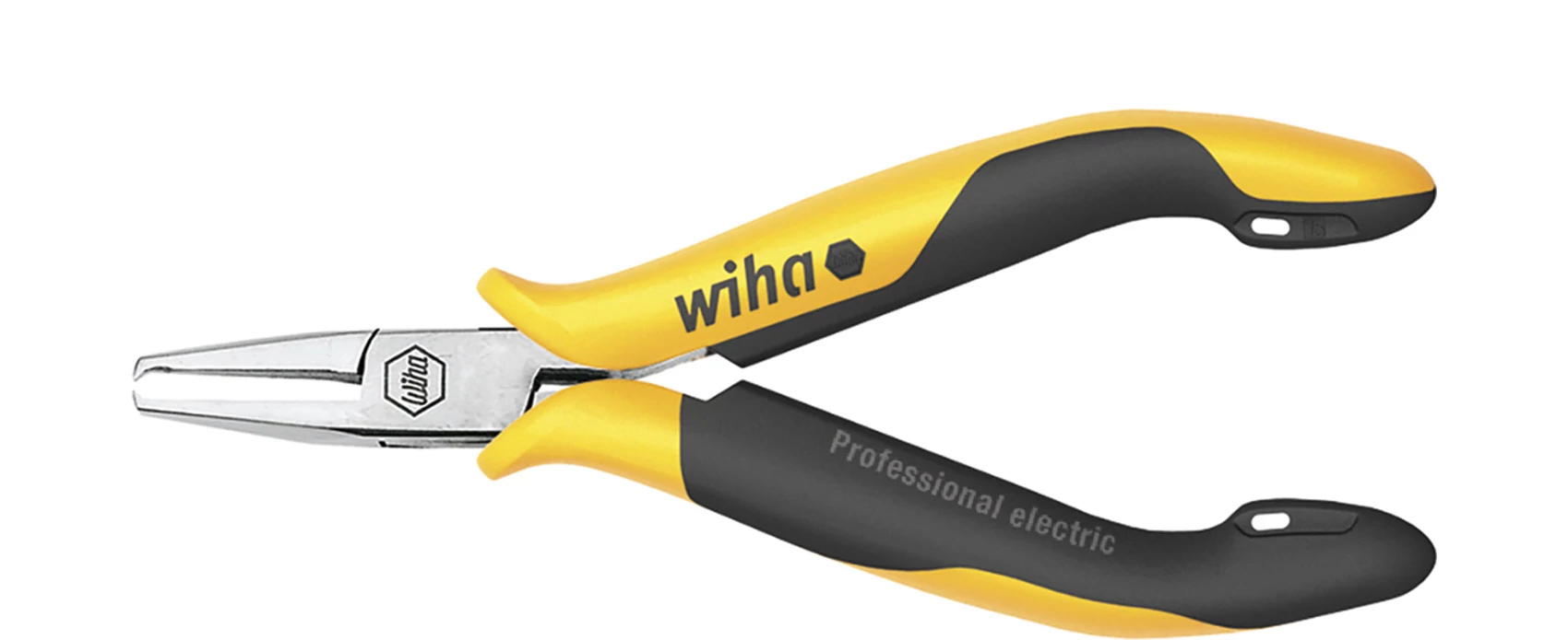 Wiha Professional ESD műszerész elölvágó keskeny fej kis metszett éllel 110 mm, 4 1/4